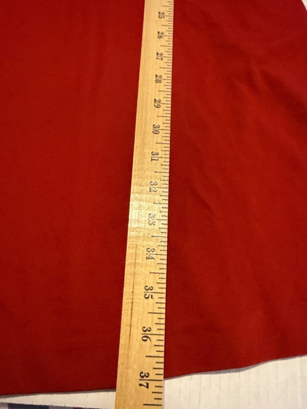 Boden Nicolette Ponte Red Shirt Minimalist Zip Dress With Gold-Tone Buttons 12 - Picture 16 of 16